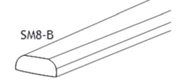 Dove White Shaker - SM8-B