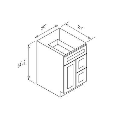 Townsquare Grey - S3021DR-34-1/2"