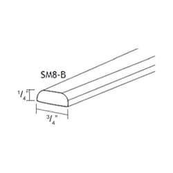 Dove White Shaker - SM8-B