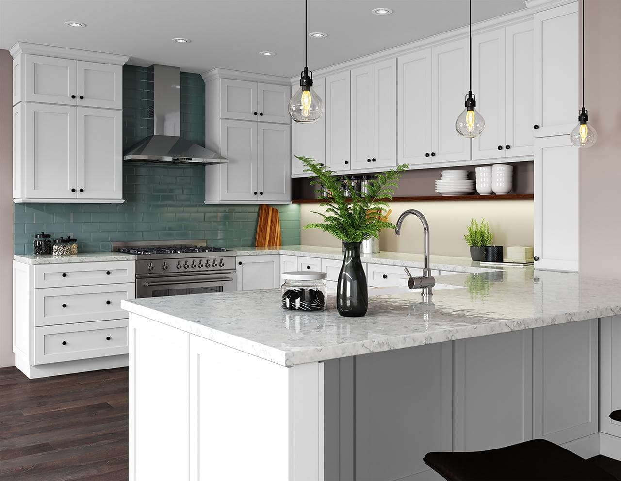 Vista White Shaker